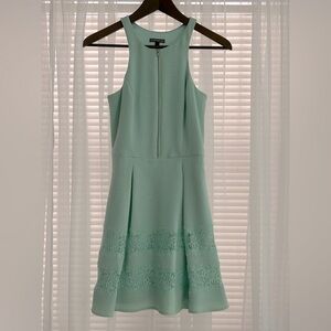 Express dress, size 0, light green.